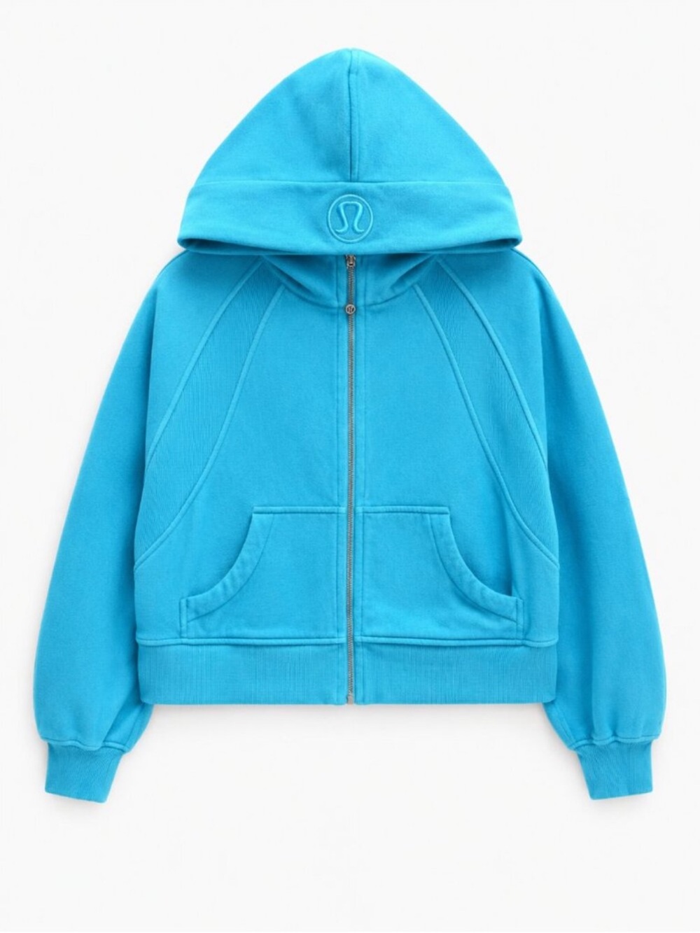 lululemon athletica Teal/Bright Blue Scuba Full-Zip Oversized Hoodie